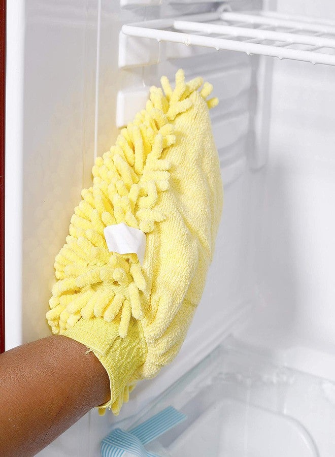 Shopper52 Microfibre Wash and Dust Chenille Mitt Cleaning Gloves (Set of 2 pcs)- FBRDGL - Image 5